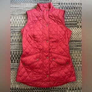Orvis Red Quilted Vest